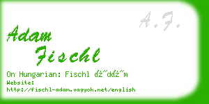 adam fischl business card